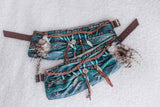 Ethnic Turquoise Fringe Boot