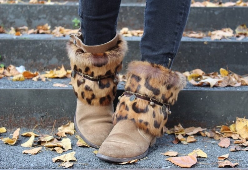 Boho Ankle Wraps for Women's Boots Cuff