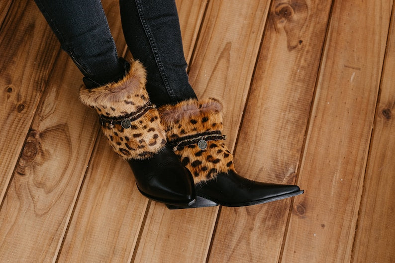 Boho Ankle Wraps for Women's Boots Cuff