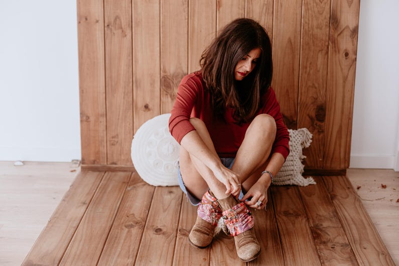 Boho Tribal Ankle Boot Covers