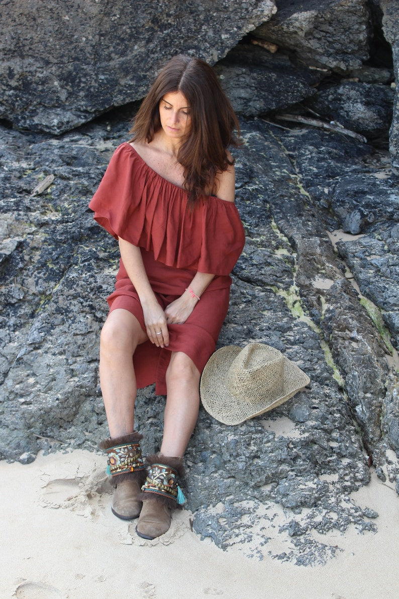 Decorate Trending Topic Ethnic Boot Cuffs