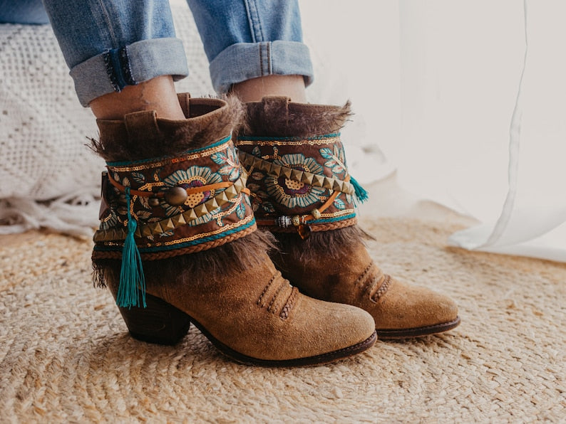 Decorate Trending Topic Ethnic Boot Cuffs