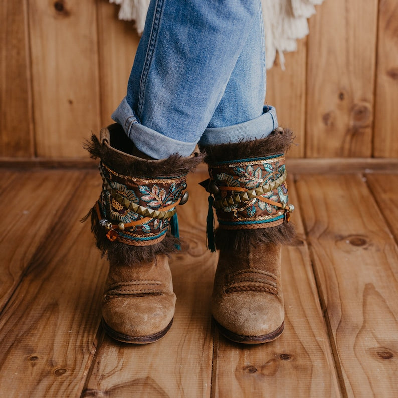 Decorate Trending Topic Ethnic Boot Cuffs