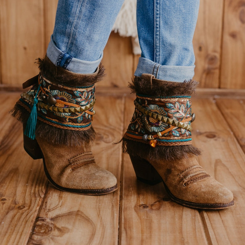 Decorate Trending Topic Ethnic Boot Cuffs
