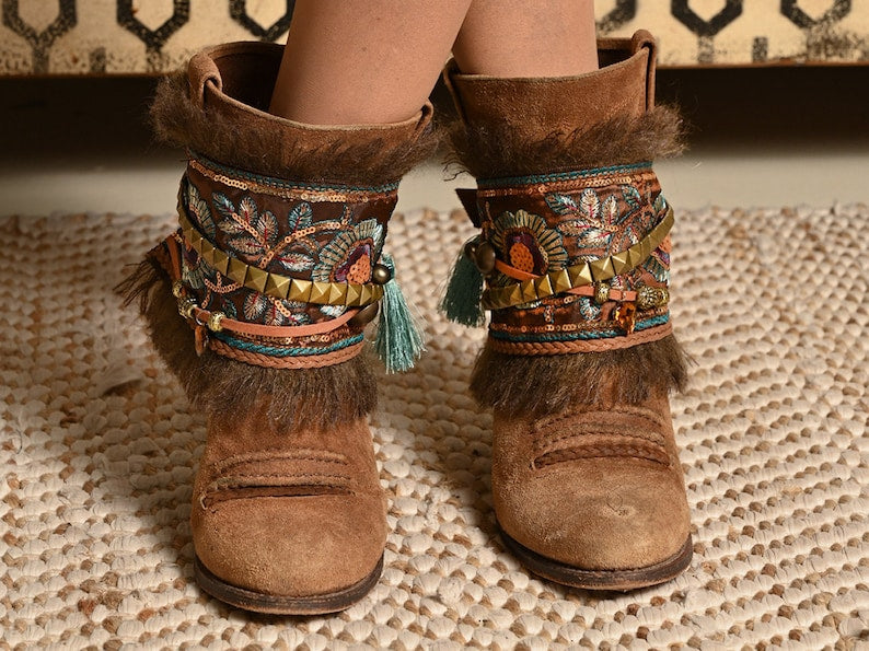 Decorate Trending Topic Ethnic Boot Cuffs