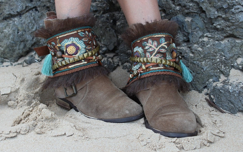 Decorate Trending Topic Ethnic Boot Cuffs