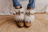 Faux Fur Ankle Boot Wrap Cuffs