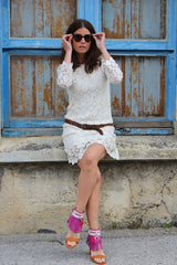 Fringe Hippe Barefoot Sandal Ankle Wraps