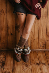 Handmade Leather Boot Cuffs Covers