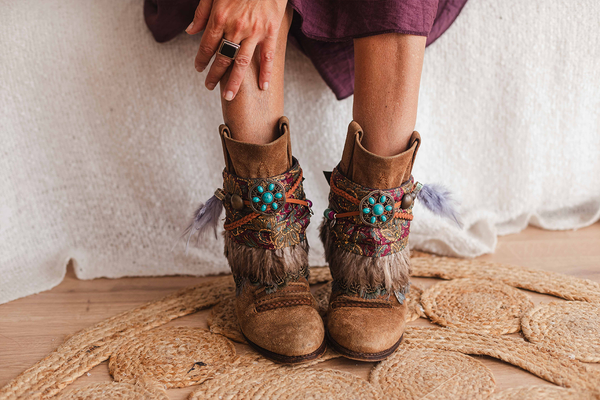 Leather Wraps & Toppers Stylish Boot