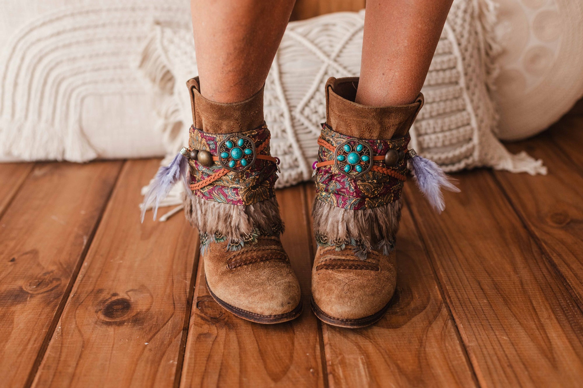 Leather Wraps & Toppers Stylish Boot