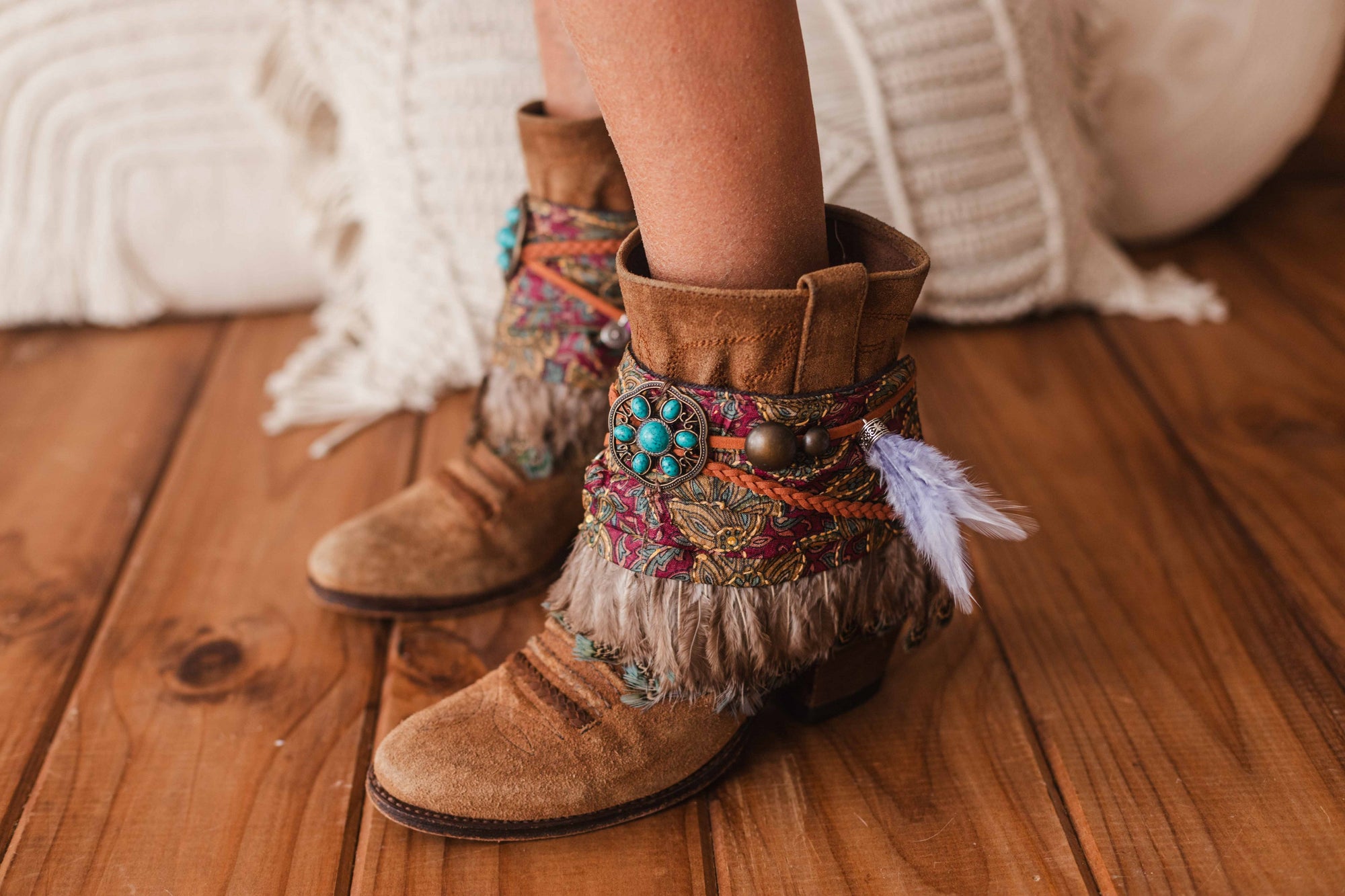 Leather Wraps & Toppers Stylish Boot