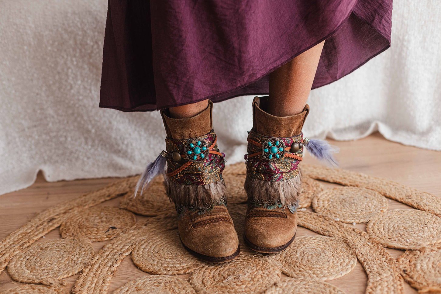 Leather Wraps & Toppers Stylish Boot