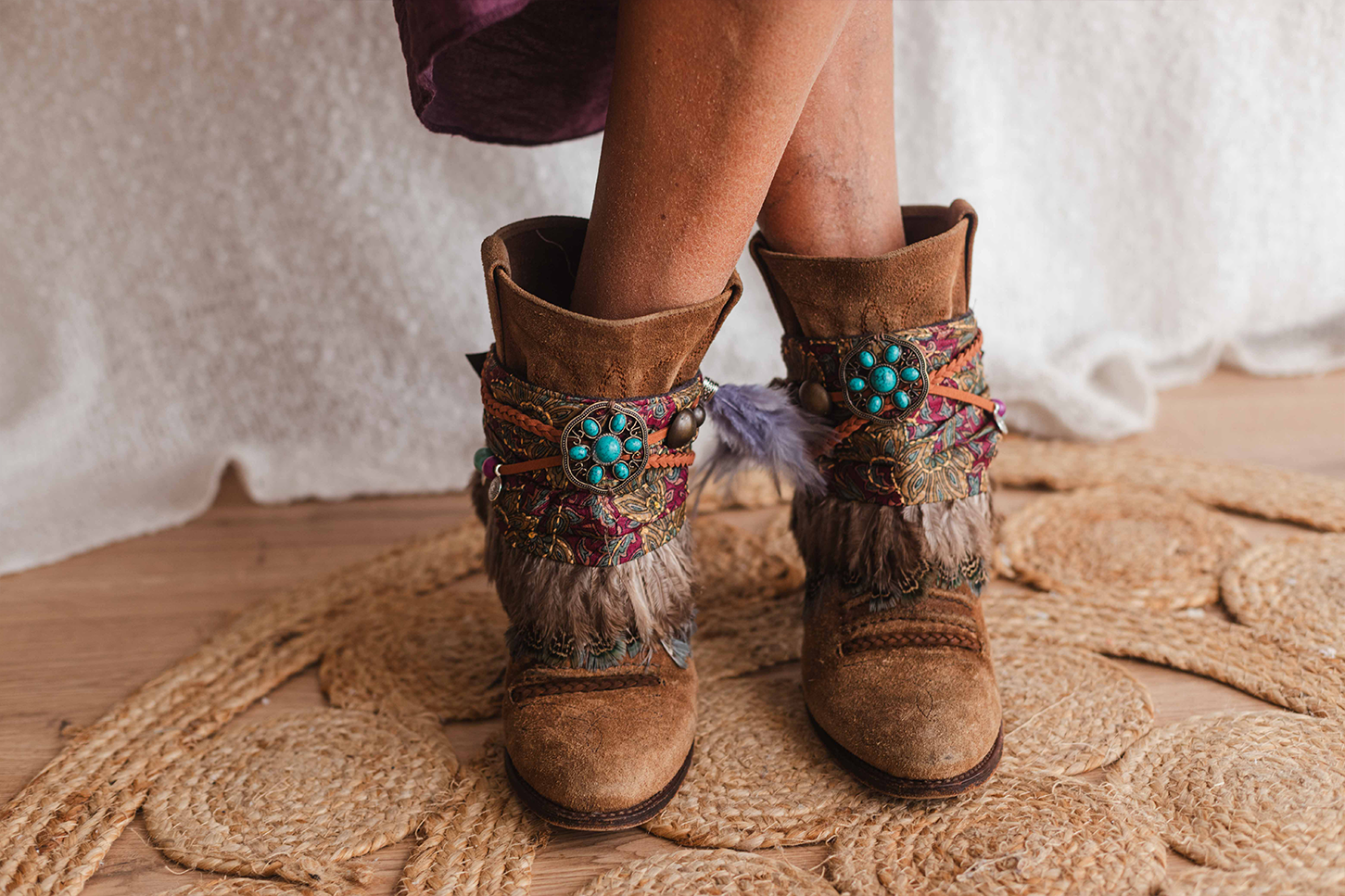 Leather Wraps & Toppers Stylish Boot