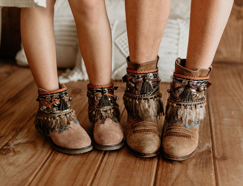 Mother and Daughter Matching Unique Boot Cuffs