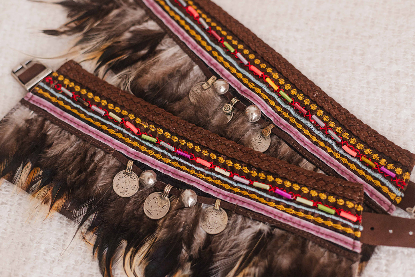 Multicolored Beaded Trim Perfect Cowgirl Boot