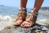 Decora sandalias Boho Gold