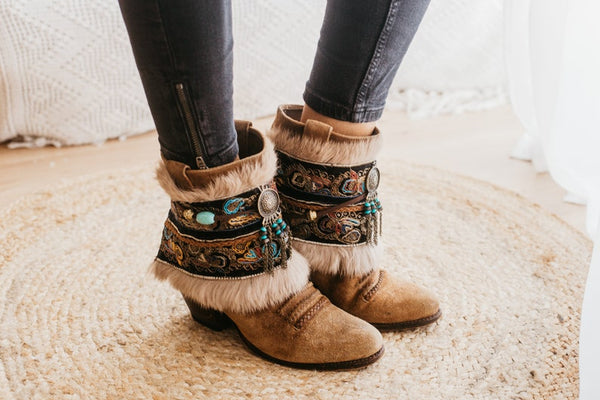 Native Ethnic Style Boot Covers