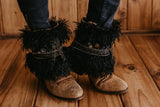 Native boot covers with charms Cuffs