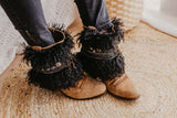 Native boot covers with charms Cuffs