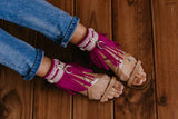 Fringe Hippe Barefoot Sandal Ankle Wraps