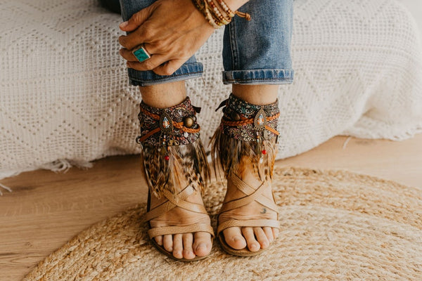 Ankle Cuffs Bohemian Sandals