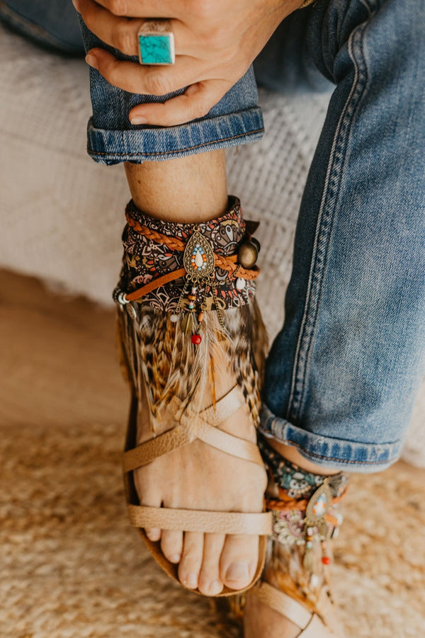 Ankle Cuffs Bohemian Sandals