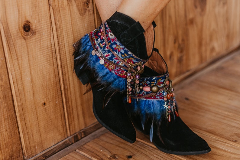 Ethnic Embellishments Boot Ankle Covers