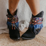 Ethnic Embellishments Boot Ankle Covers