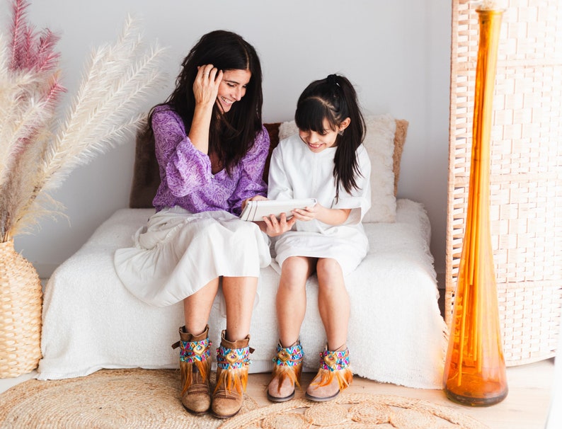 Mother and Daughter Matching Unique Boot Cuffs