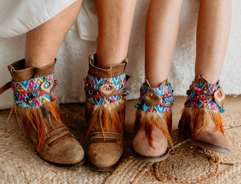 Set de Cubrebotas Étnicos para madre e hija