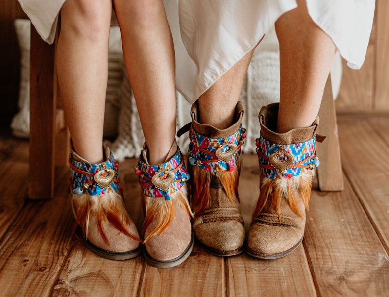 Mother and Daughter Matching Unique Boot Cuffs