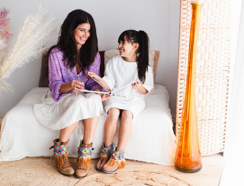 Mother and Daughter Matching Unique Boot Cuffs