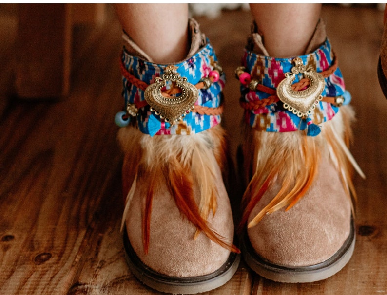 Decora botas Boho Rainbow