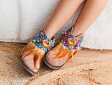 Decora botas Boho Rainbow