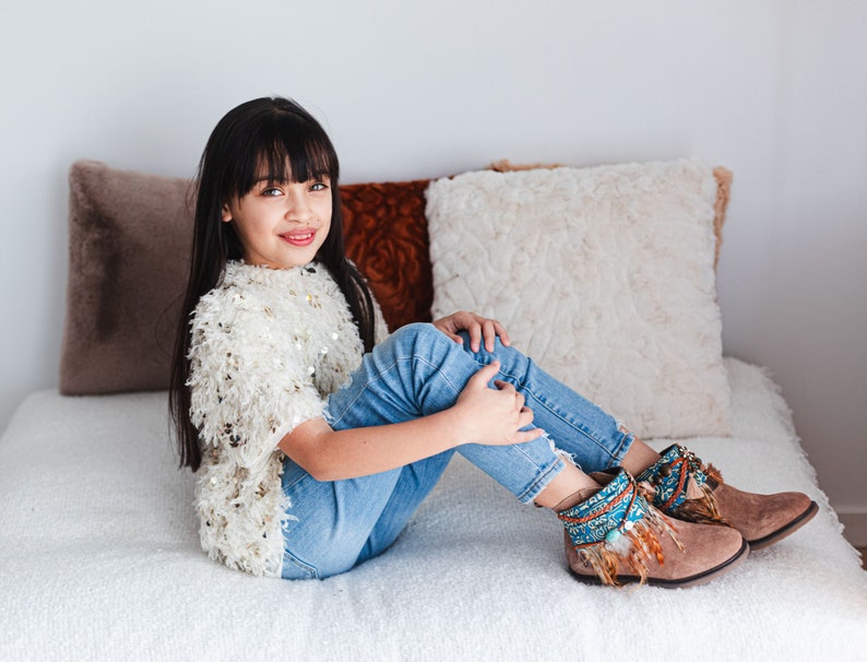 Elevate Her Style with Girl's Boho Boot Wraps